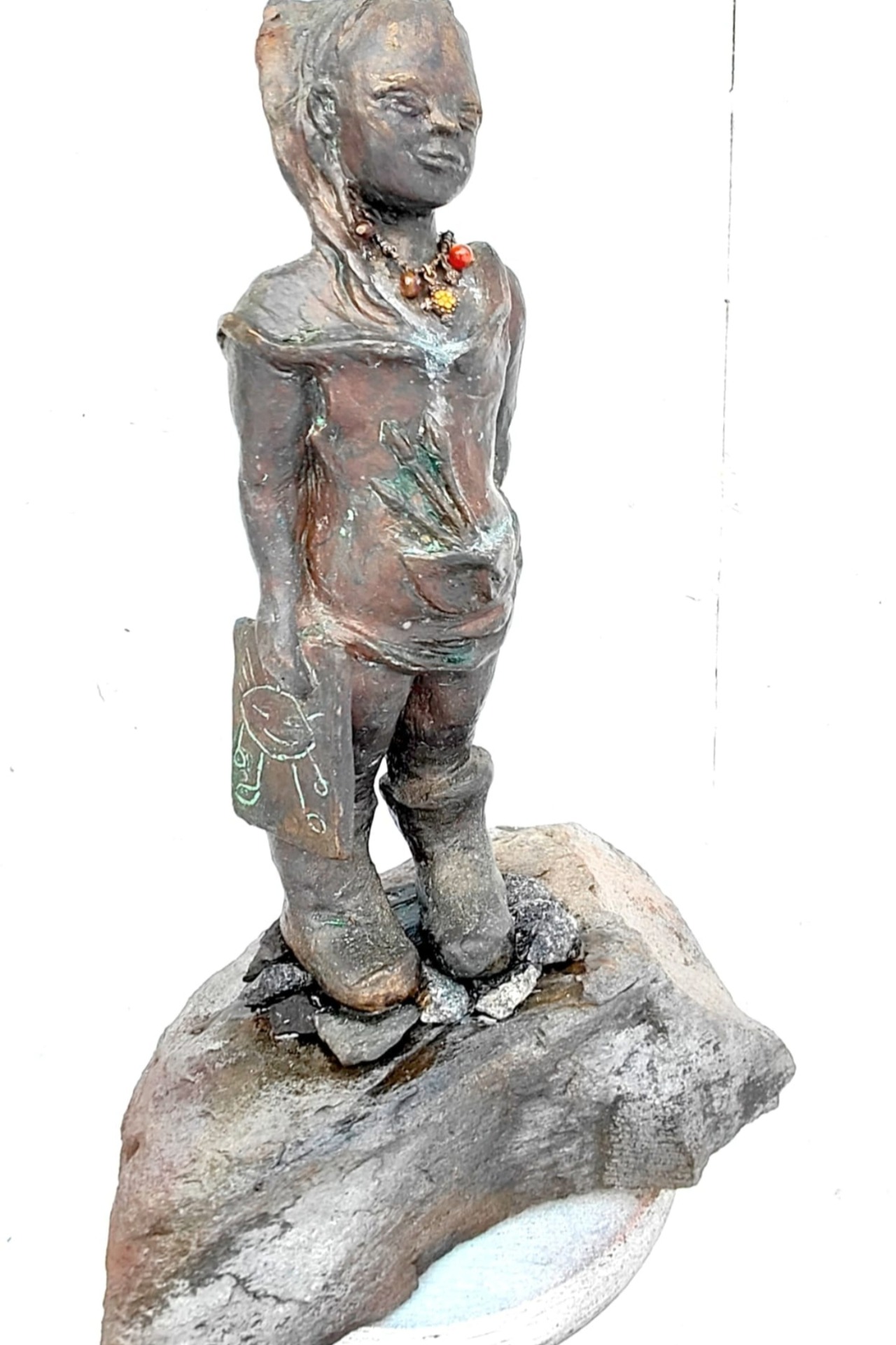 Arja Krossbeck, Step to Art, 2008, pronssiteos, 36x27, lähtöhinta 200 €